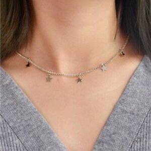 Silver Star Charm Necklace